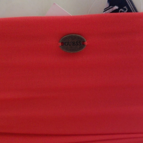 New GUESS Mini Orange Dress SZ S - Picture 6 of 6